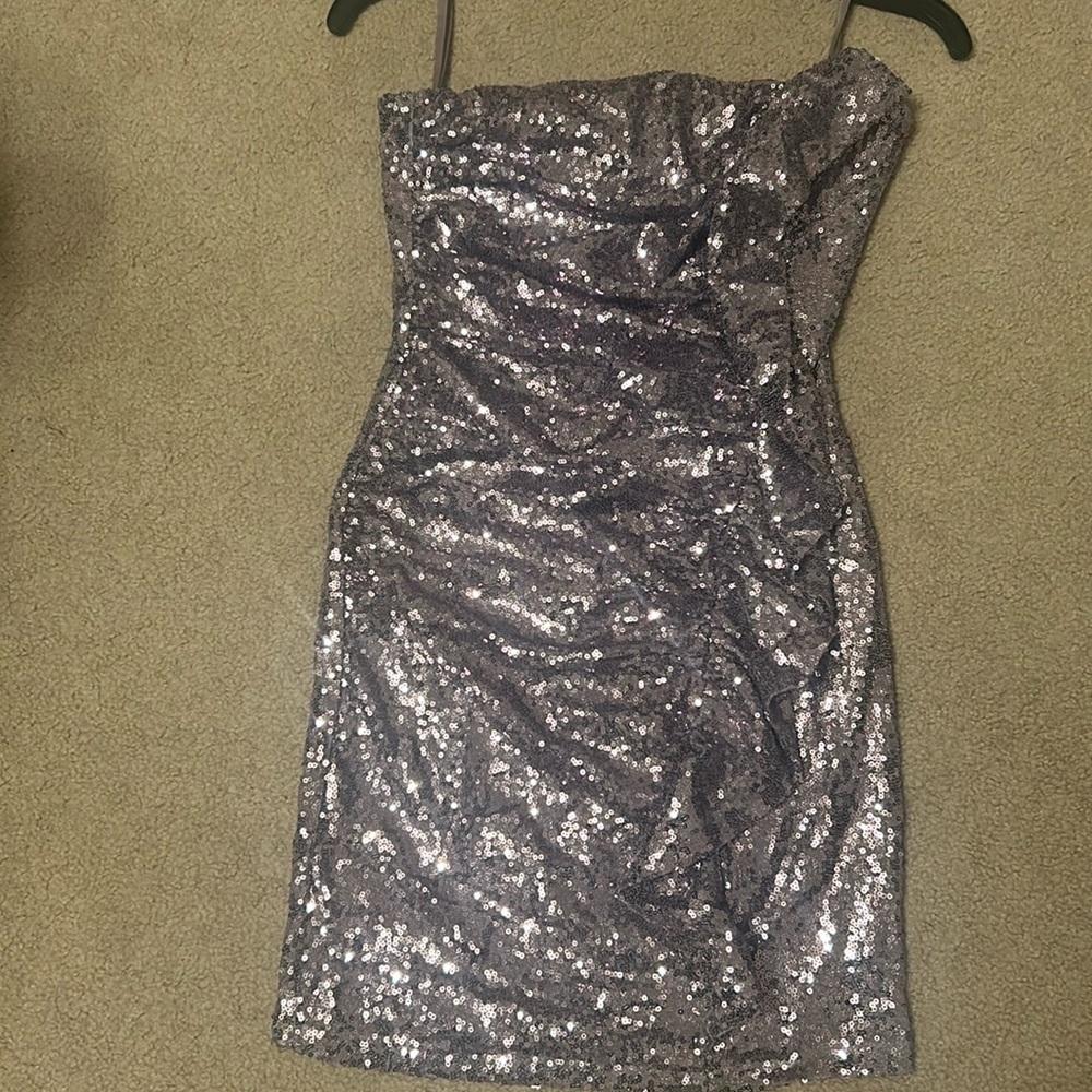Superdown Like New Mini Sequins Step Less Dress S… - image 8